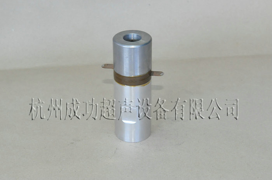 40mm 20 KHz Piezoelectric Ultrasonic Transducer High Temperature , 5000 pF - 6000 pF